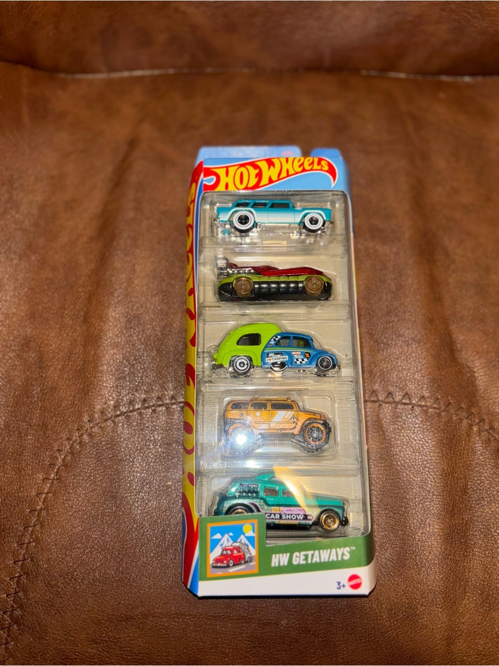 Hot Wheels HW Getaways 5-Car Pack - Multi Color